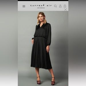 Current Air black midi dress